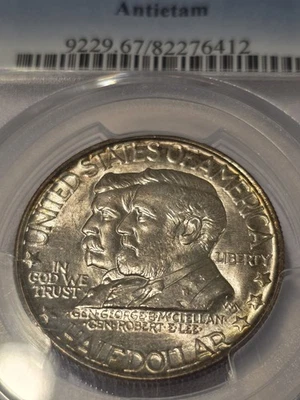 1937 50 Cent Commemorative Antietam. PCGS MS67. Gem Uncirculated. - Image 1 of 4