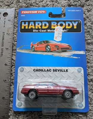 MOC TOOTSIE TOYS 1/64 2001  CADILLAC SEVILLE RED 4 DOOR SEDAN REPLICA TOY - Image 1 of 4