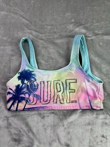 Girl's Justice Size 18 Sports Bra Size 18 Surf Swim Athletic Beach Hawaiian - Picture 1 of 6