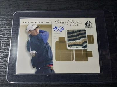 2002 SP подлинный поле для гольфа классика золото Charles Howell III 36/45 - Изображение 1 из 4