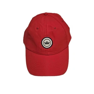 Gorra de béisbol de golf PETER MILLAR Crown Seal Performance OSFA Nantucket roja nueva con etiquetas - Imagen 1 de 5