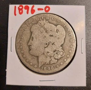 1896-O Morgan Dollar Scarce Better Date GOOD - Imagen 1 de 2