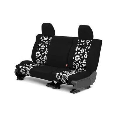 For Ford Flex 09-11 NeoSupreme 3rd Row Black & Hawaiian Black Custom Seat Covers Foto 1 de 3