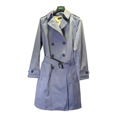 Gabardina azul luna de Benetton talla 14 de Italia Foto 1 de 4