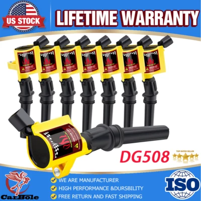Juego de 8 bobinas de encendido para Ford F150 Expedition 1998-2011 4,6/5,4 L V8 FD503 DG508 Foto 1 de 4