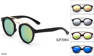 Cute Kids Sunglasses Fashion Retro Classic Flash Mirror Lens UV 100% Lead Free - Picture 1 of 13