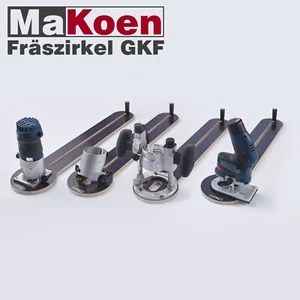 Fräszirkel Kreisschneider Bosch GKF 600 GKF12V8 Führungshilfe Oberfräse 3-110cm - Bild 1 von 10