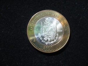 QUERETARO ARTEAGA 100 PESOS BI-METALLIC SILBER MITTE - Bild 1 von 2