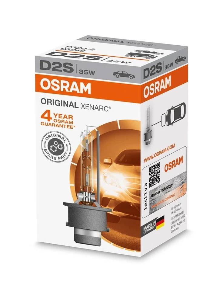 1x D2S Osram Original XENON XENARC HID 66240 Car Headlamp Up to 4500 Kelvin - Image 1 of 1