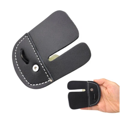 Leather Archery Finger Tab Guard Bowstring Protector Gear Bow Shooting Target - Image 1 of 4