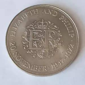 Gedenk-Münze: Großbritannien 25 Pence 1972 - Bild 1 von 2