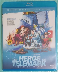 The Heroes of Telemark - Kirk Douglas (Blu-ray) English Audio, French Import - Picture 1 of 4