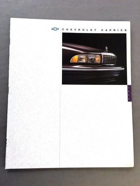 1994 Chevrolet Caprice Classic 20-page Original Car Sales Brochure Catalog - Изображение 1 из 4