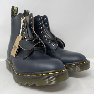 Dr. Martens 1460 Pascal 1f66 Horween Leather Boots Men's 7 Blue Made in England