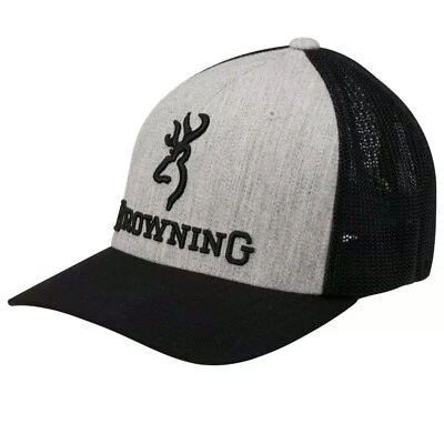 Browning Performance Hunting Branded Buckmark S/M Flexfit Wool Blend Cap Hat $27 - Image 1 of 4