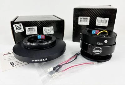 Buje de volante NRG + liberación rápida 200BK para Mini Cooper 02-06 R50 R52 R53  Foto 1 de 4