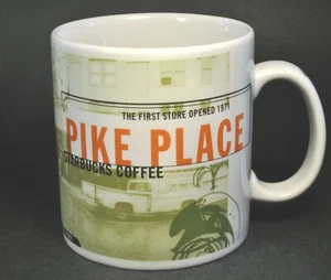 1999 Starbucks Jumbo 19oz Coffee Mug Pike Place "The Very First Starbucks 1971" - Picture 1 of 6