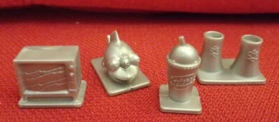 Scene It? The DVD Game Simpsons Edition Replacement Plastic Tokens x 4 - 2009 - Image 1 of 4