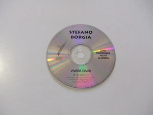 Stefano Borgia – Vivere Divisi - CD SINGLE PROMO Audio Stampa ITALIA NO COVER - Picture 1 of 1