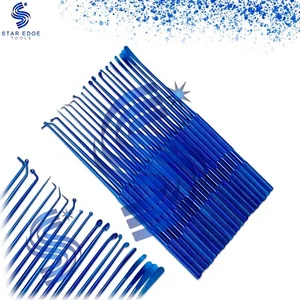 Rhoton Micro Dissector Expanded Blue 20 PCS Set Plasma Coating Titanium - Picture 1 of 3