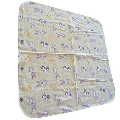 Manta de recepción de franela de algodón Baby Looney Tunes Green Bugs Piolín Silvestre Foto 1 de 4