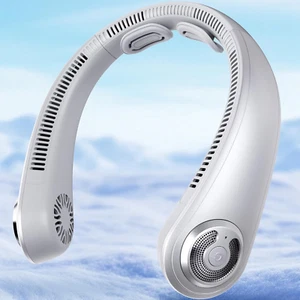 Neck Fan - Portable Personal Cooling Bladeless around the Neck Fans That Blow Co - Picture 1 of 11