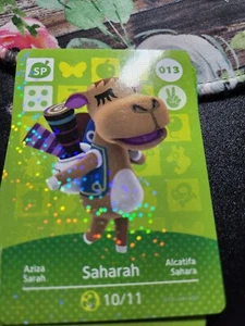 Saharah 013 Animal Crossing Amiibo Original Nintendo Mint Karte aus Serie 1 - Bild 1 von 1