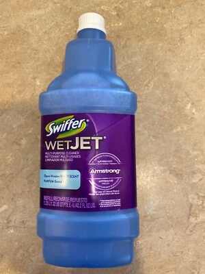 Refil de limpador multiuso Swiffer Wet Jet WetJet janela aberta aroma fresco - Imagem 1 de 4