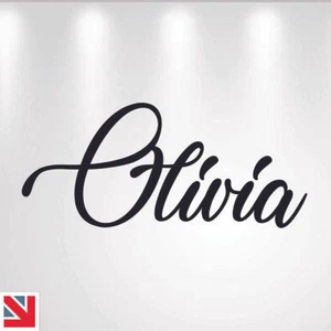 PRINCESS Personalised CUSTOM NAME Wall Art Decal Sticker Vinyl Kids - Picture 1 of 12