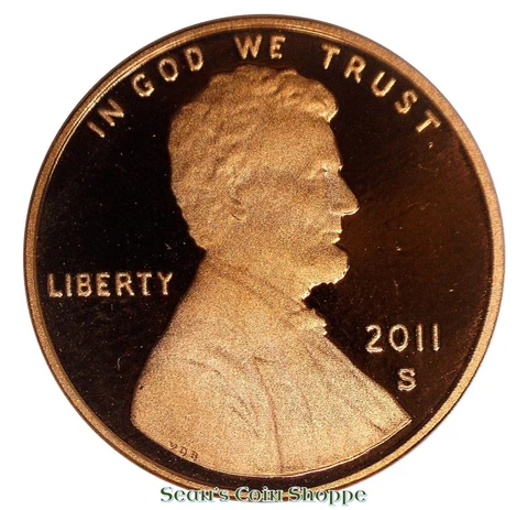 2011 S Lincoln Cent Penny 1C Gem Deep Cameo Red Proof San Francisco Ships Free! Cover