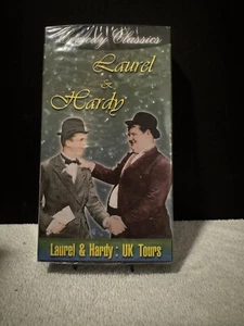 Laurel & Hardy: UK Tours Comedy Classics VHS Tape - NEW SEALED - Picture 1 of 2