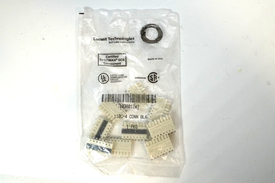 Lucent 110C-4 connector block (Pack of 10) - Image 1 of 1
