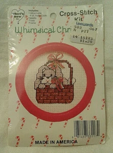What's New Skurriles Weihnachten Kreuzstich Ornament Kit-Neu in Verpackung - Bild 1 von 2