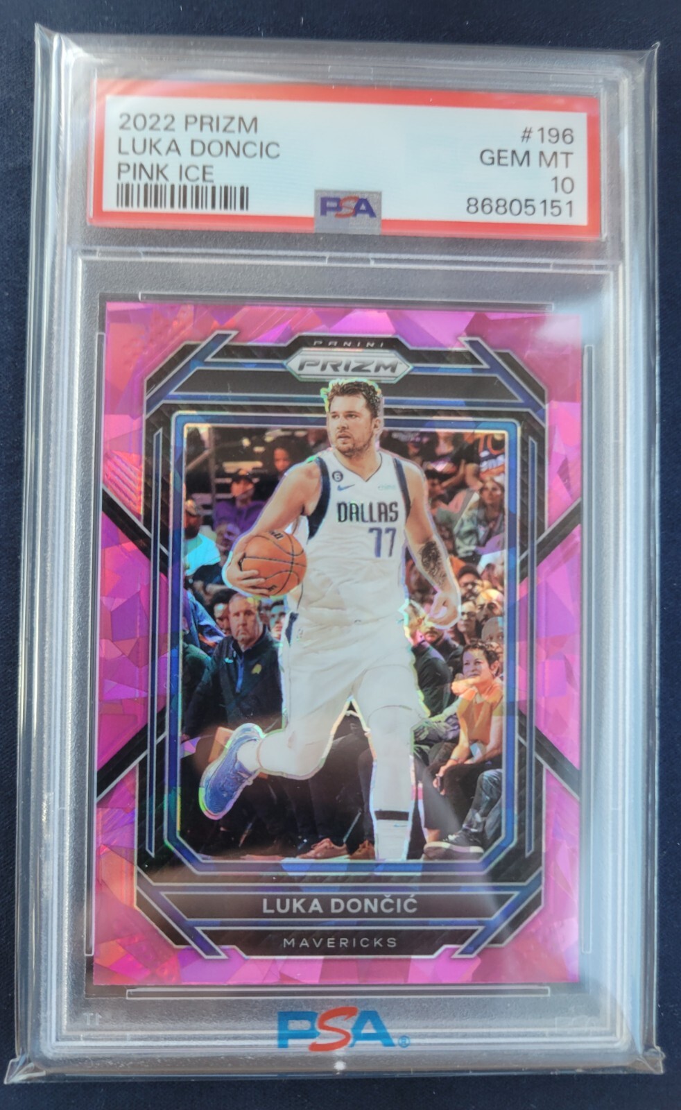Luka Doncic 2022 Prizm #196 Pink Ice PSA 10 Price Guide - Sports Card ...