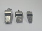 Metal Whistle Lot BGICO Echo 620, Noble, Frankfort 2 Total