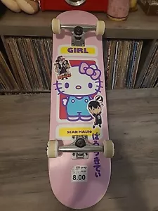 GIRL Limited SEAN MALTO x Hello Kitty Sanrio skateboard Deck 8.00" Zumez - Picture 1 of 17