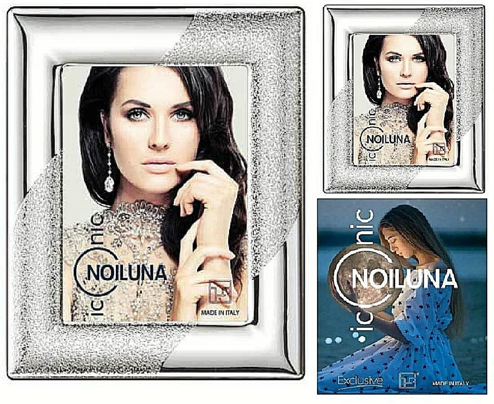 CORNICE PORTAFOTO in ARGENTO 925% Cm.13x18 Made in Italy 100% Decoro MAUI 28/3 Foto 1 de 1