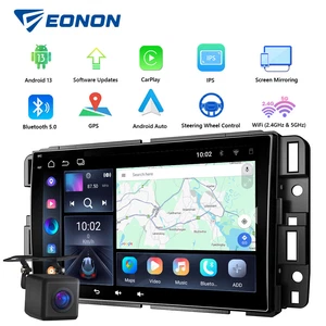 CAM+For Chevy Silverado GMC Yukon Car Stereo Radio 8" Android 14 GPS Nav CarPlay - Picture 1 of 23