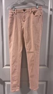 Vineyard Vines Women's Size 8 JEANS Pink with logo Straight Leg Fast Shipping! - Picture 1 of 4