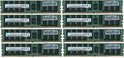 8x HP 32GB 256GB DDR4 ECC LRDIMM Ram PC4-2133P-L für HPE ProLiant BL660c Gen9 - Bild 1 von 2
