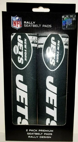 New York Jets NFL 2022 Rally Seat Belt Pad Set of 2 Cover