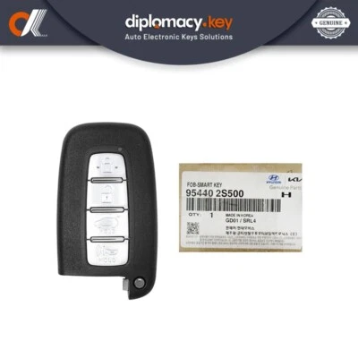 Genuíno Hyundai Tucson IX35 2009-2012 Smart Key 4 botões 433MHz 95440-2S500 - Imagem 1 de 3