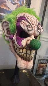 Crazy Evil Clown Adult Oversized High End 2024 Maskfest Exclusive Halloween Mask - Picture 1 of 8