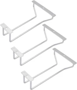 7-Inch Wine Glass Rack Under Cabinet Wine Glass Holder Stainless Steel Stemwa... - Picture 1 of 6