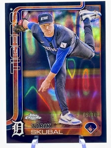 Tarik Skubal 2025 Topps Black Lava #09/10 Detroit Tigers - Picture 1 of 3