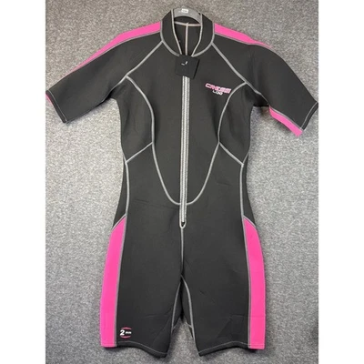 Traje de neopreno Cressi Lido 2 mm piel corta de buceo rosa ribete para mujer XXL 6 surf buceo nuevo Foto 1 de 4