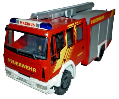 Cursor Werbemodell Metallmodell LKW Iveco Magirus HLF 16/20 Feuerwehr 1:43 - Bild 1 von 4