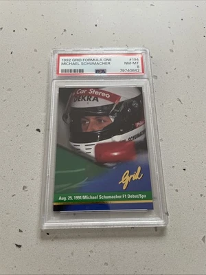 1992 Grid Motorcard Formula 1 - Michael Schumacher #194 (RC) - Image 1 of 2