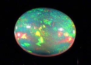 1.96 CTS_ELECTRIC FIRE_100 % NATURAL UNTREATED MULTI-COLOR FLASH SOLID WELO OPAL - Picture 1 of 3