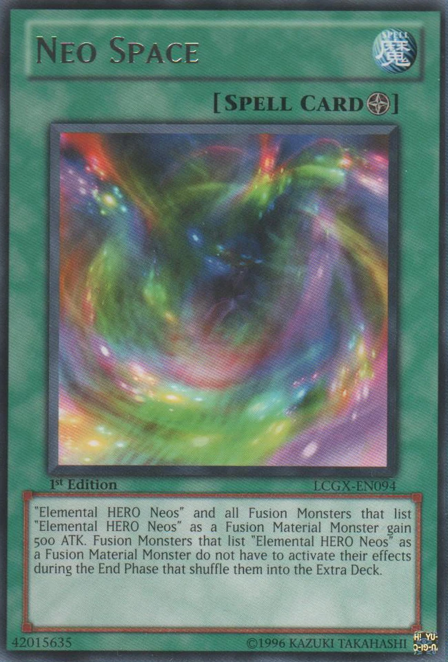 Neo Space [LCGX-EN094] Rare Lightly Played Unlimited - Yugioh single - Image 1 of 1
